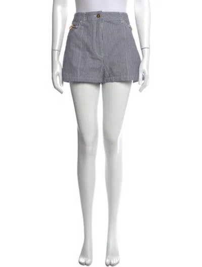 Pre-owned Patou Striped Mini Shorts W/ Tags In Multicolor