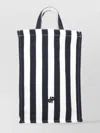 Patou Striped Bag In White