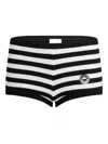 Patou Striped Shorts In Multi