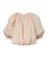 Patou Striped-pattern Top In Nude