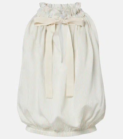 Patou Striped Top In White