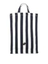 Patou Striped Bag In Black