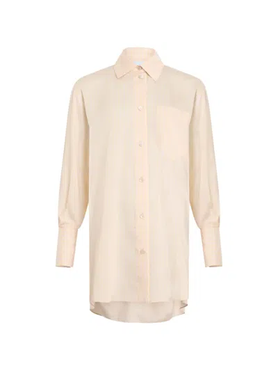 Patou Striped-pattern Shirt In Neutral