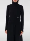 Patou Ribbed Roll-neck Sweater In Black