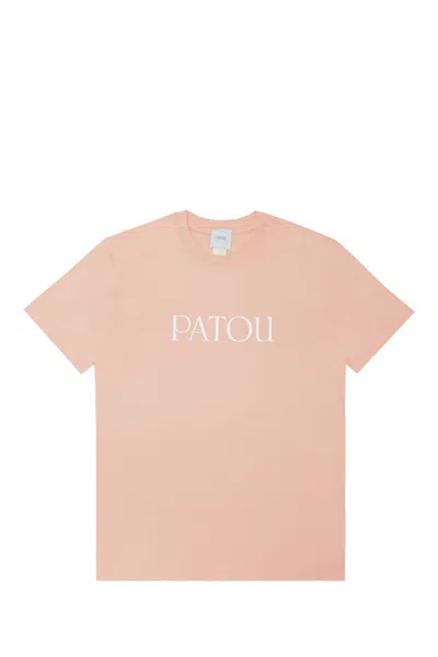 Patou T-shirt In Coral Red