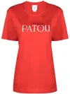 PATOU PATOU T-SHIRT LOGO CLOTHING