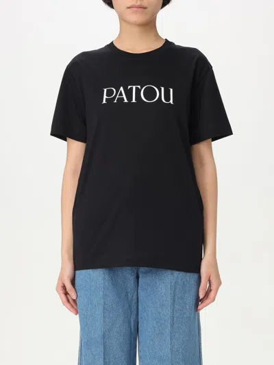 PATOU T-SHIRT PATOU WOMAN COLOR BLACK,g60875002