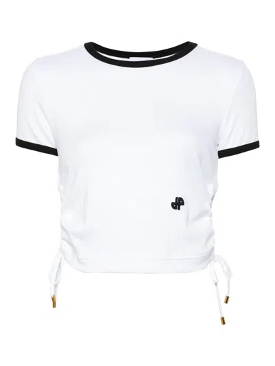Patou T-shirt With Knot In White