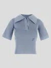 Patou T-shirts And Polos In Pearl Blue