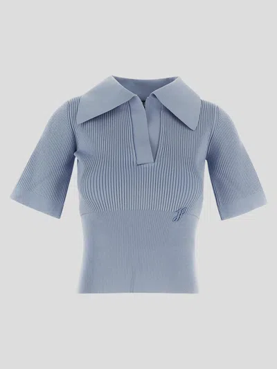 Patou T-shirts And Polos In Pearl Blue