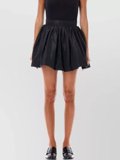 PATOU TAFETA FLARED MINI SKIRT