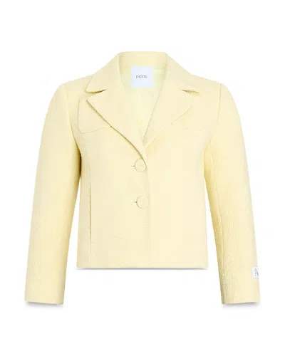 Patou Tailored Buttoned Jacket In Yellow