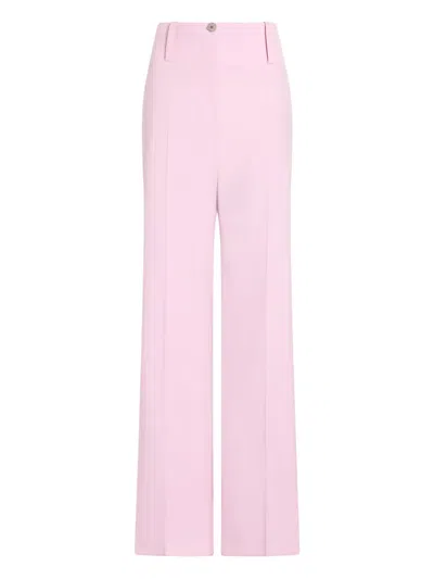 Patou Tall-waistband Straight Trousers In Pink