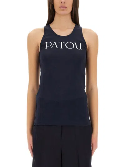 PATOU TANK TOP WITH LOGO