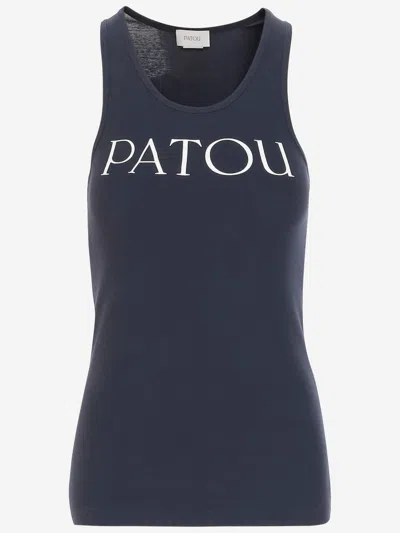 PATOU TANK TOP WITH LOGO