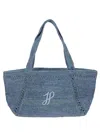 Patou Large Trapeze Tote Bag With Dual Handles
