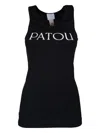 Patou Modern Sleeveless Scoop Neck Tank Top In Blue