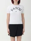 Patou White Logo-jacquard Knitted Top In White