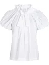 Patou Drawstring T-shirt In White
