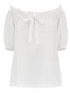 Patou Drawstring Organic Cotton T-shirt In Multi