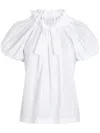 Patou Drawstring T-shirt In White