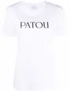 Patou Logo Print Regular Fit T-shirt In White