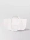 Patou Tote Bag With Button Accents And Dual Handles