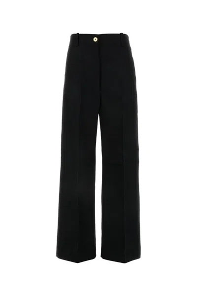 PATOU PATOU BLACK COTTON PANT