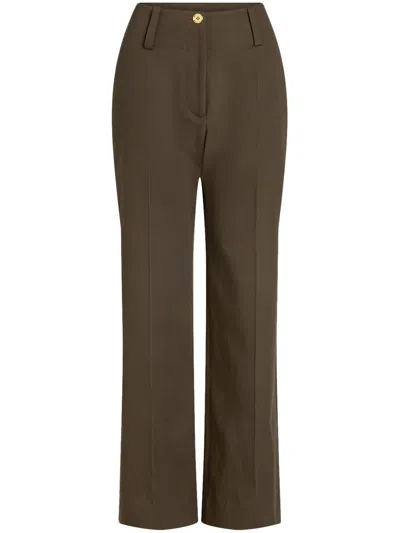 PATOU LARGE BELT TROUSERS BY PATOU,TR0450074 808B JAVA BROWN