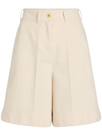 PATOU DENIM BERMUDA,TR0520178 008N NATURAL