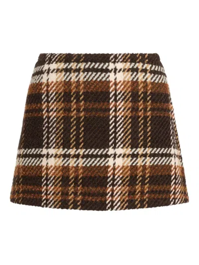 PATOU TRAPEZE MINISKIRT