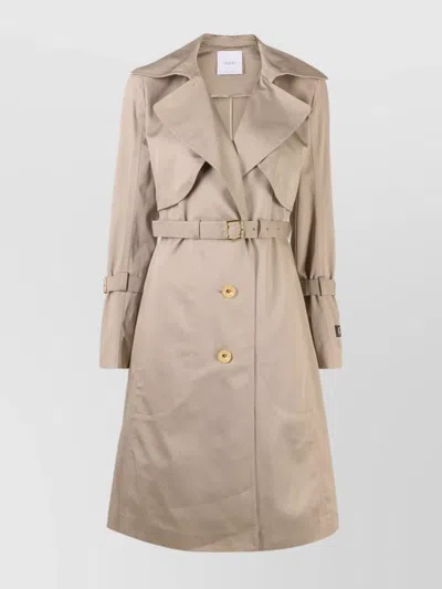 PATOU TRENCH COAT FEATURING NOTCHED LAPELS