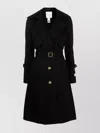 PATOU TRENCH WITH BELTED WAIST AND DOUBLE-BREASTED FRONT