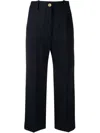 Patou Large Belt Trousers In Blue