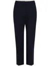 Patou Cropped Tailored Trousers In Navy/black