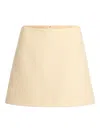 Patou Tweed A-line Mini Skirt In Multi