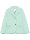 Patou Tweed Blazer In 绿色