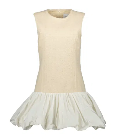 PATOU TWEED BUBBLE-HEM DRESS