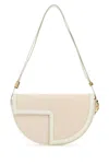Patou Canvas And Leather Shoulder Bag