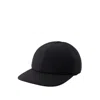 Patou Unisex Cap -  - Wool - Black In Black