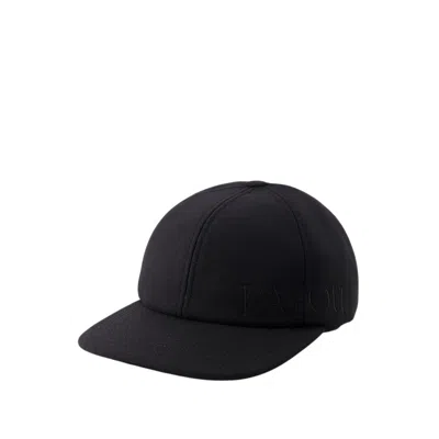 PATOU PATOU UNISEX CAP - WOOL - BLACK