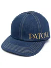 Patou Logo-embroidered Denim Baseball Cap