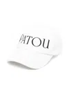 Patou Logo-embroidered Baseball Cap In White