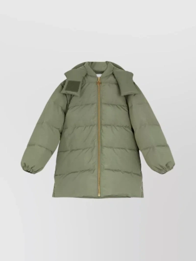 Patou Versatile Puffer With Removable Sleeves In Green