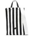 Patou Vertical Jp Canvas Tote Bag In White