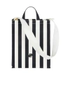 Patou Vertical Jp Canvas Tote Bag In White