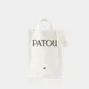 Patou Vertical Shopper Bag