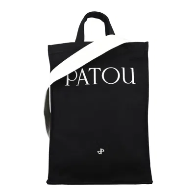 Patou Vertical Tote In Black