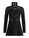 Patou Black Lace Dress In Black