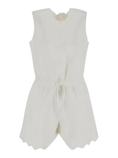 Patou Organic_cotton Poplin Backless Jumpsuit